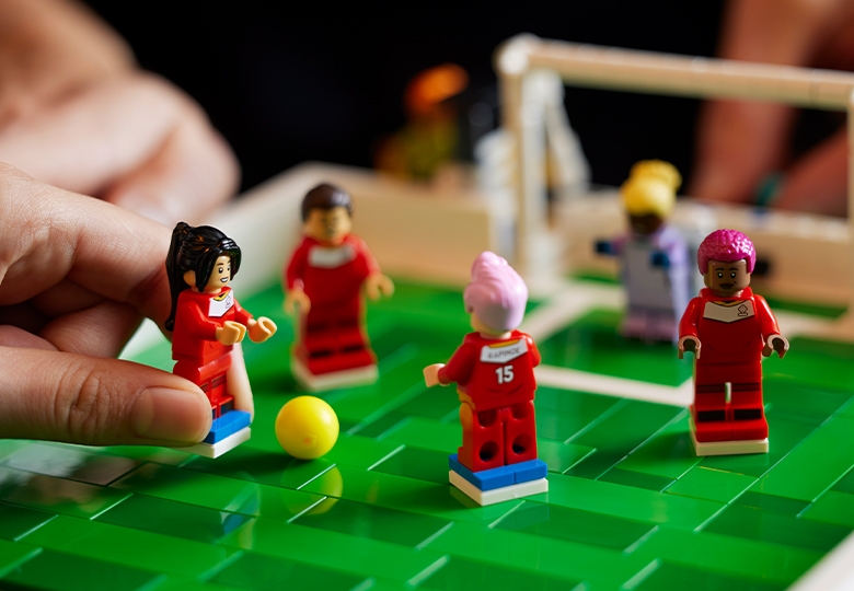 LEGO Jugador de fútbol de minifigura coleccionable Serie 4