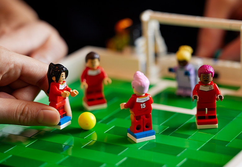 The LEGO Group teams up with the stars of women's football to