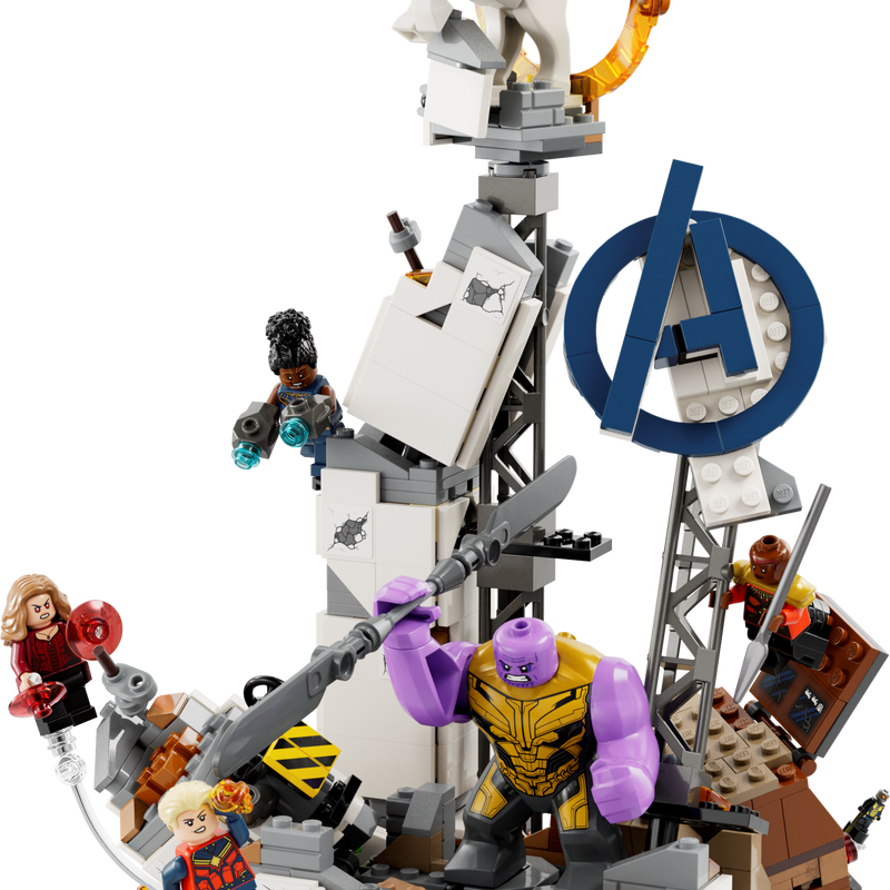 Big Fig Thanos In Lego Marvel Avengers Endgame Final Battle 76266