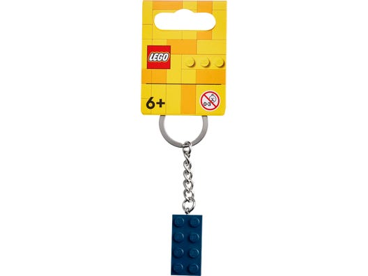 LEGO 854237 - Nøglering med jordblå 2x4-klods
