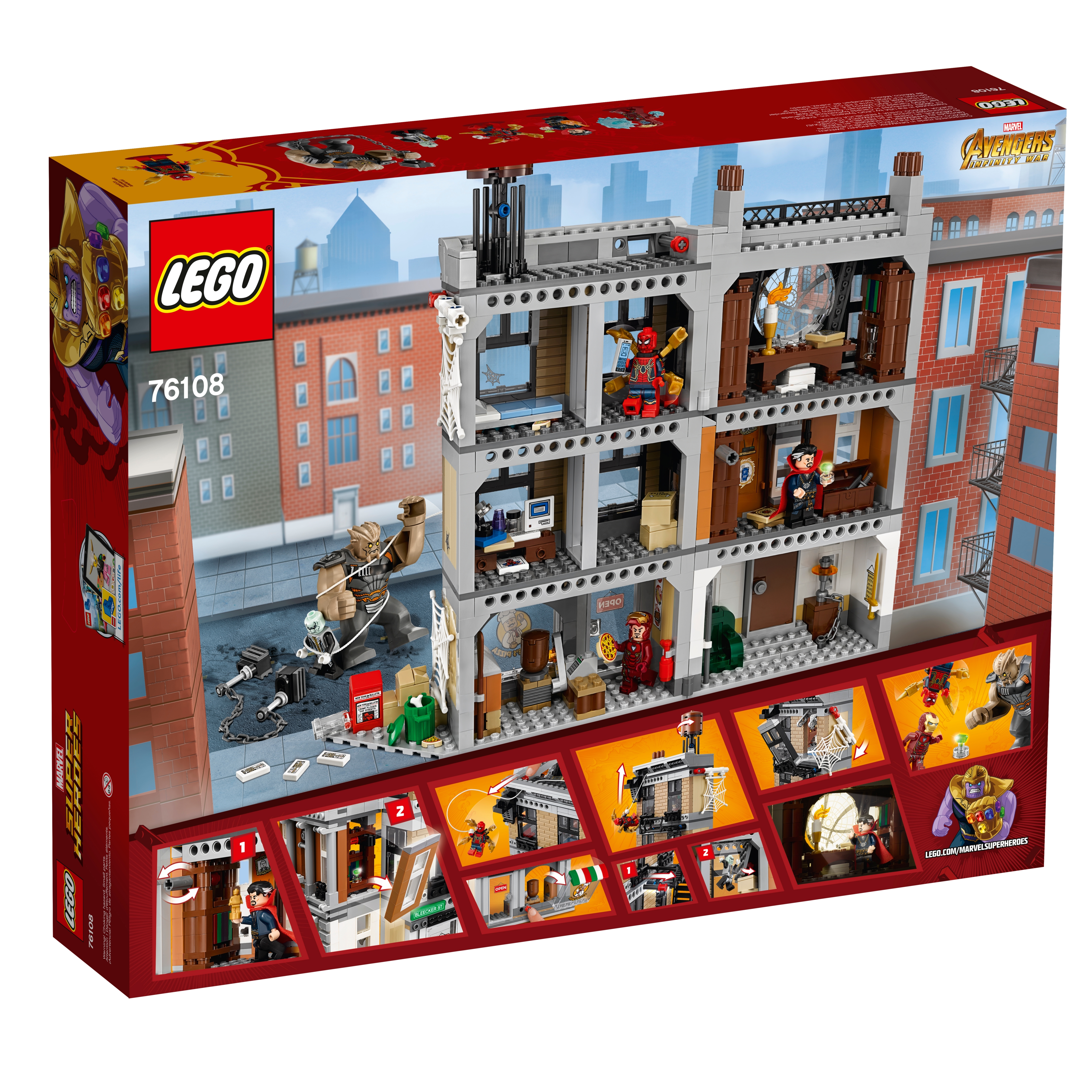 Opgør i Dr. Stranges allerhelligste Marvel | LEGO® Shop DK
