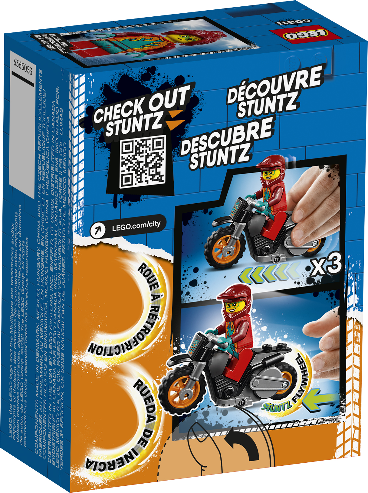 Fire Stunt Bike 60311 | City | Buy online at the Official LEGO