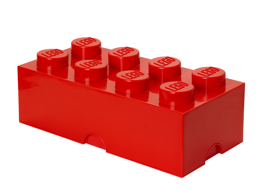 LEGO 5006867 - 8-knops opbevaringsklods – rød