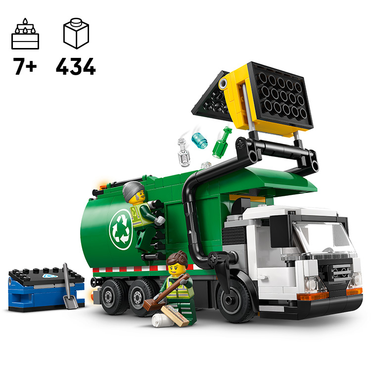 ◆ぷくぷく次元◆① Recycling Truck 60495 | City | Buy online at the Official LEGO