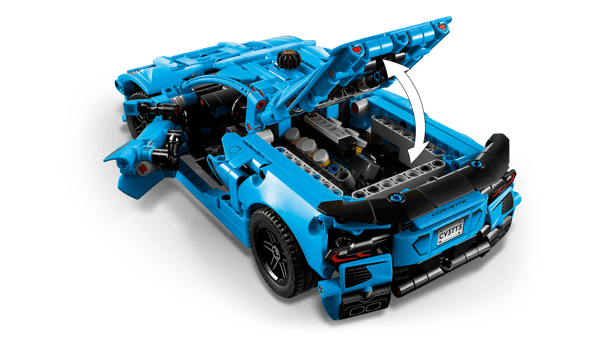 LEGO 42217 Chevrolet Corvette Stingray bleue — visuel 6 sur 8