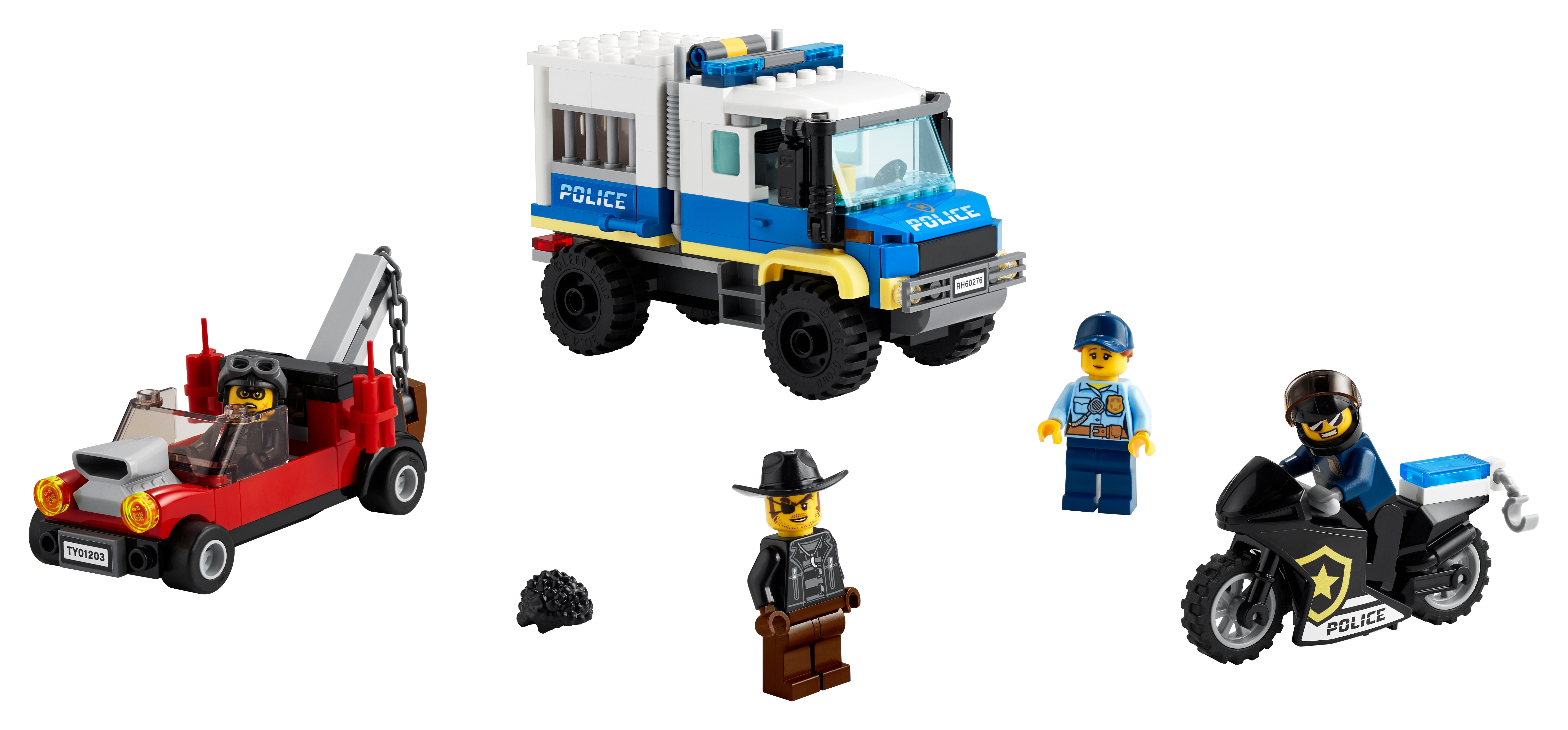 lego prison van