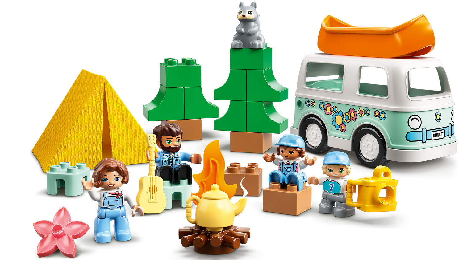 Family Camping Van Adventure | DUPLO® | Buy online at the LEGO® Shop US