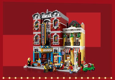Countryside Supersonic hastighed en lille Jazz Club 10312 | LEGO® Icons | Buy online at the Official LEGO® Shop US