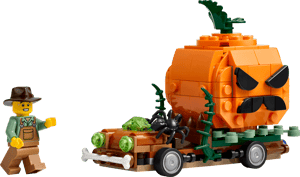 La camionnette de la citrouille d’Halloween