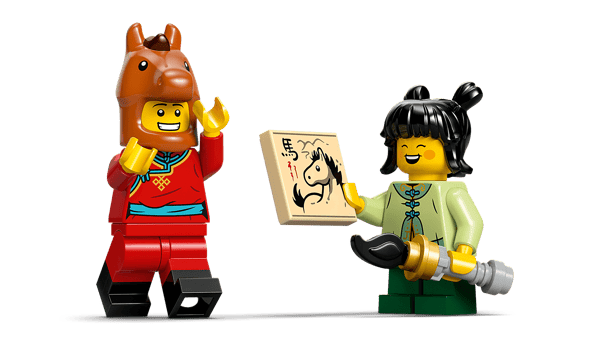 LEGO 80119 Tableau vivant : le galop des chevaux — visuel 6 sur 8