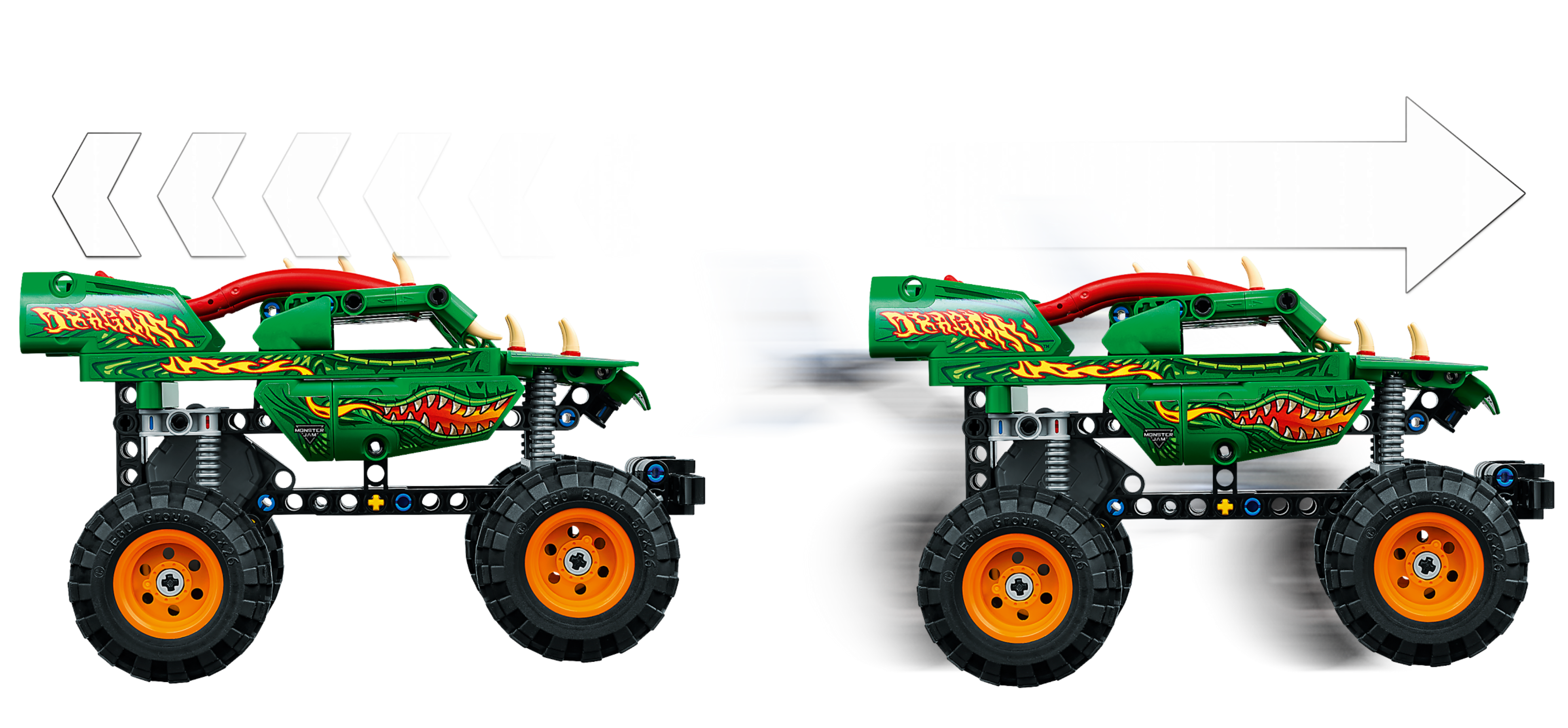 Lego Technic Monster Jam Dragon - 42149