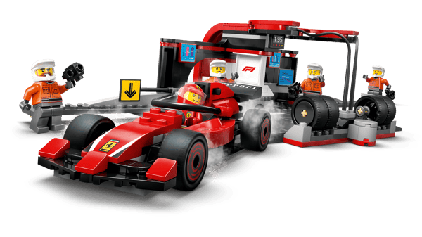 F1® Pit Stop & Pit Crew with Ferrari Car - Image 5