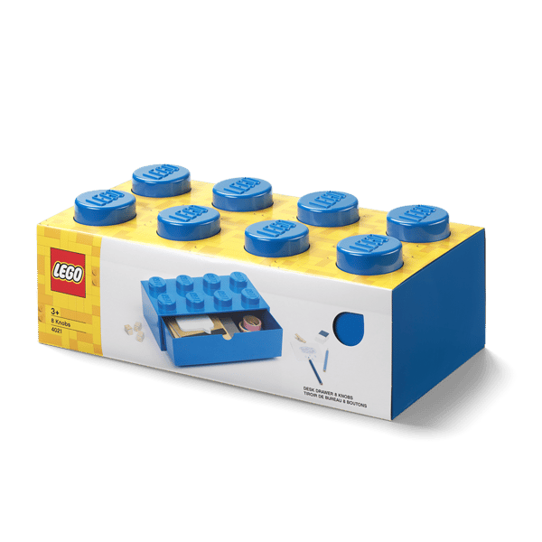 LEGO 5006143 Brique 8 tenons avec tiroir – bleu — visuel 2 sur 3