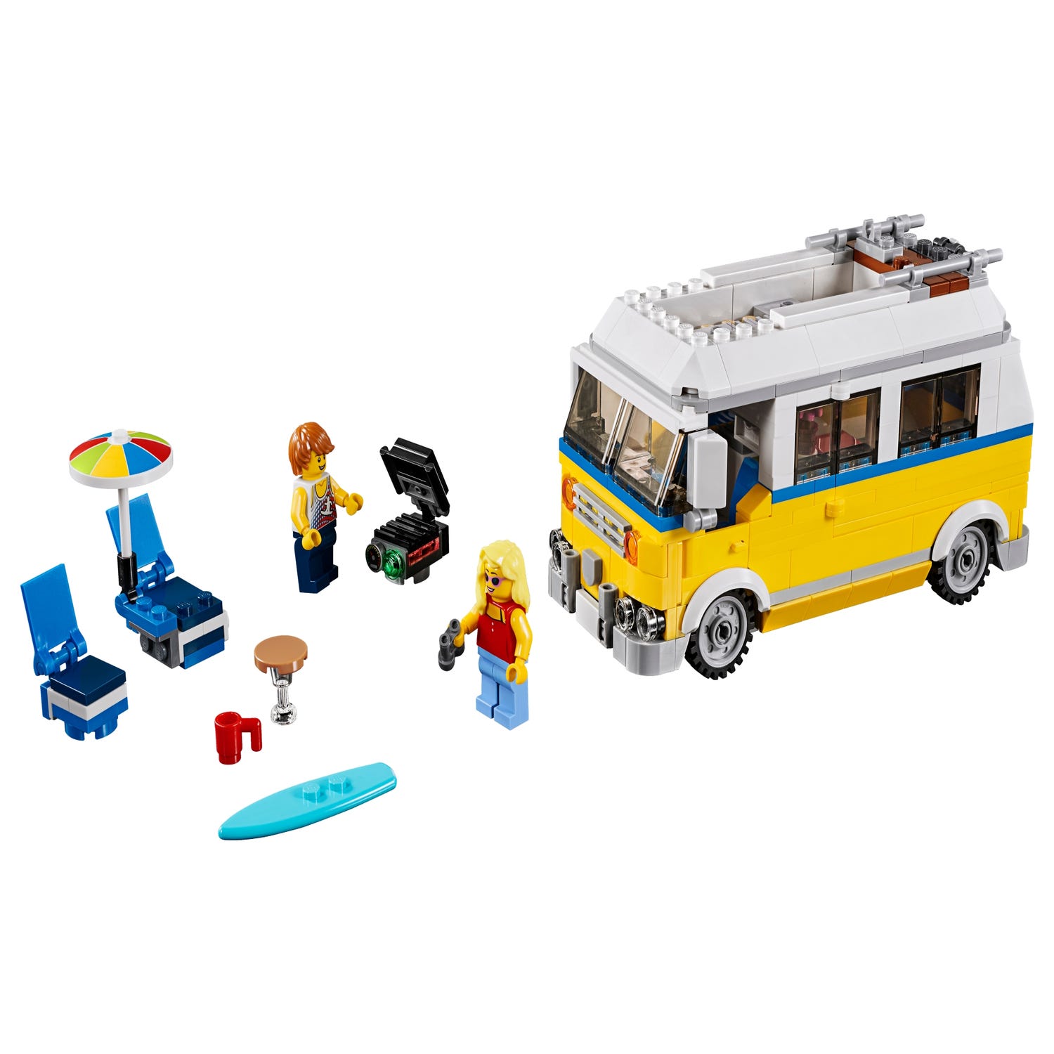 Sunshine Surfer Van 31079 | Creator 3-in-1 | Buy online at the Official  LEGO® Shop US