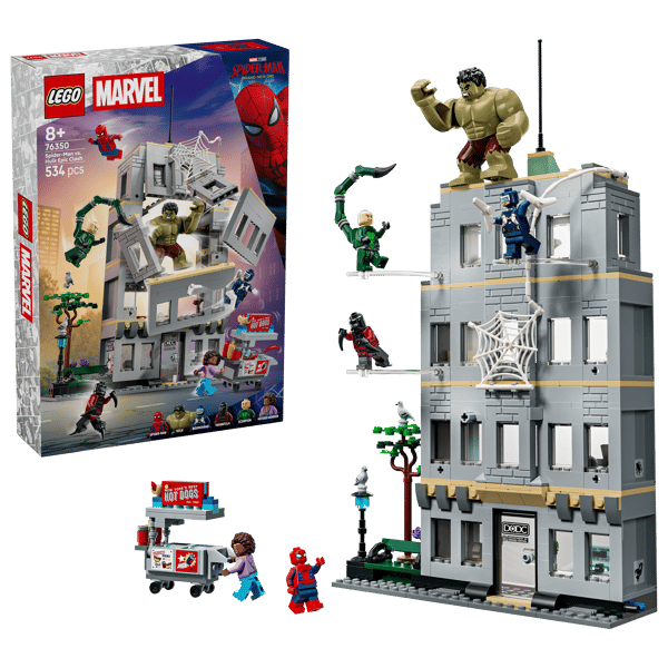 LEGO 76350 L'affrontement légendaire entre Spider-Man et Hulk — visuel 2 sur 7
