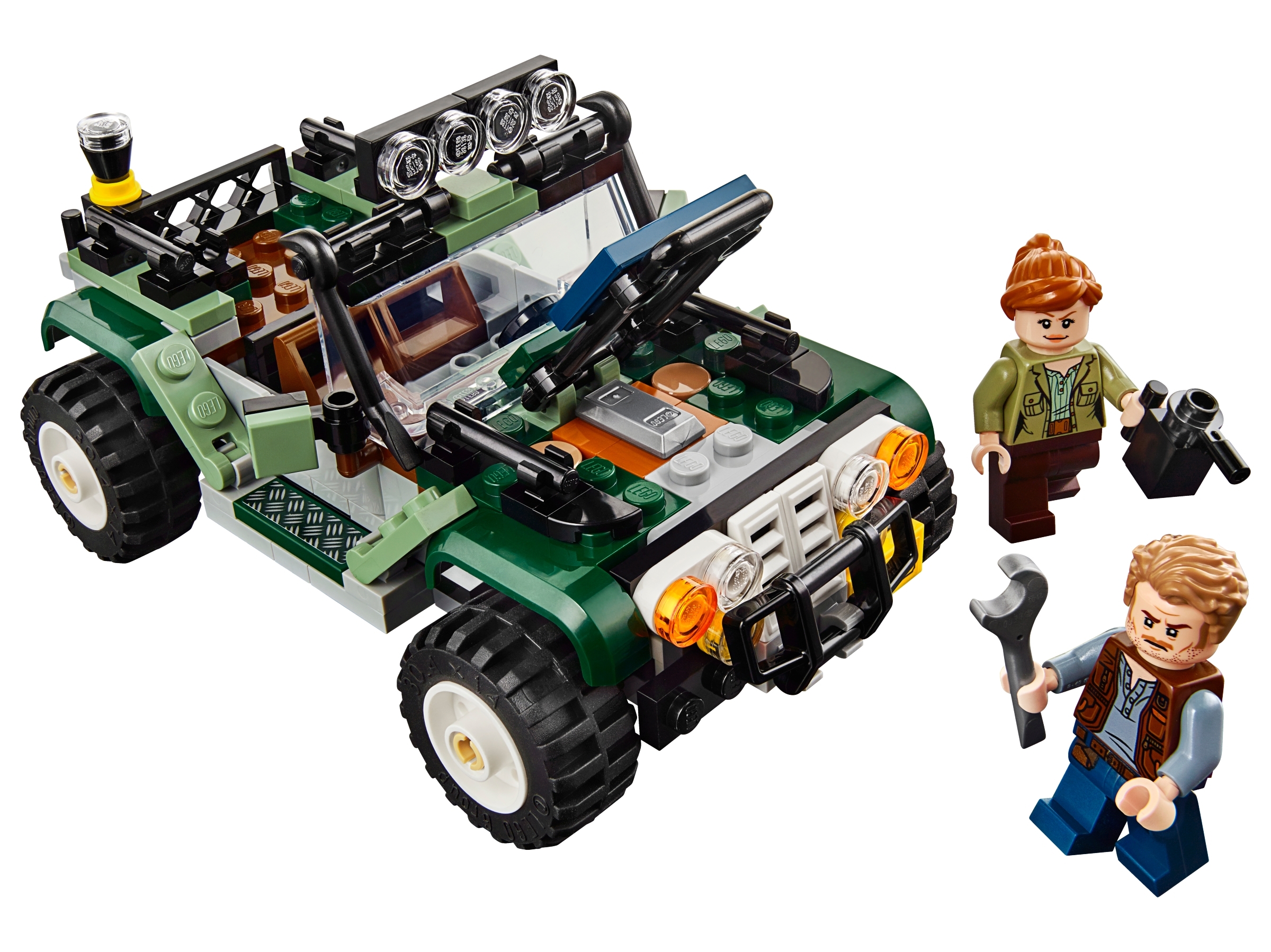 jurassic world lego truck