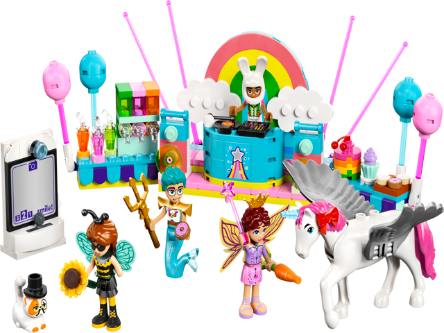 LEGO 42661 Costume Party with Unicorn & Fairy, official product image