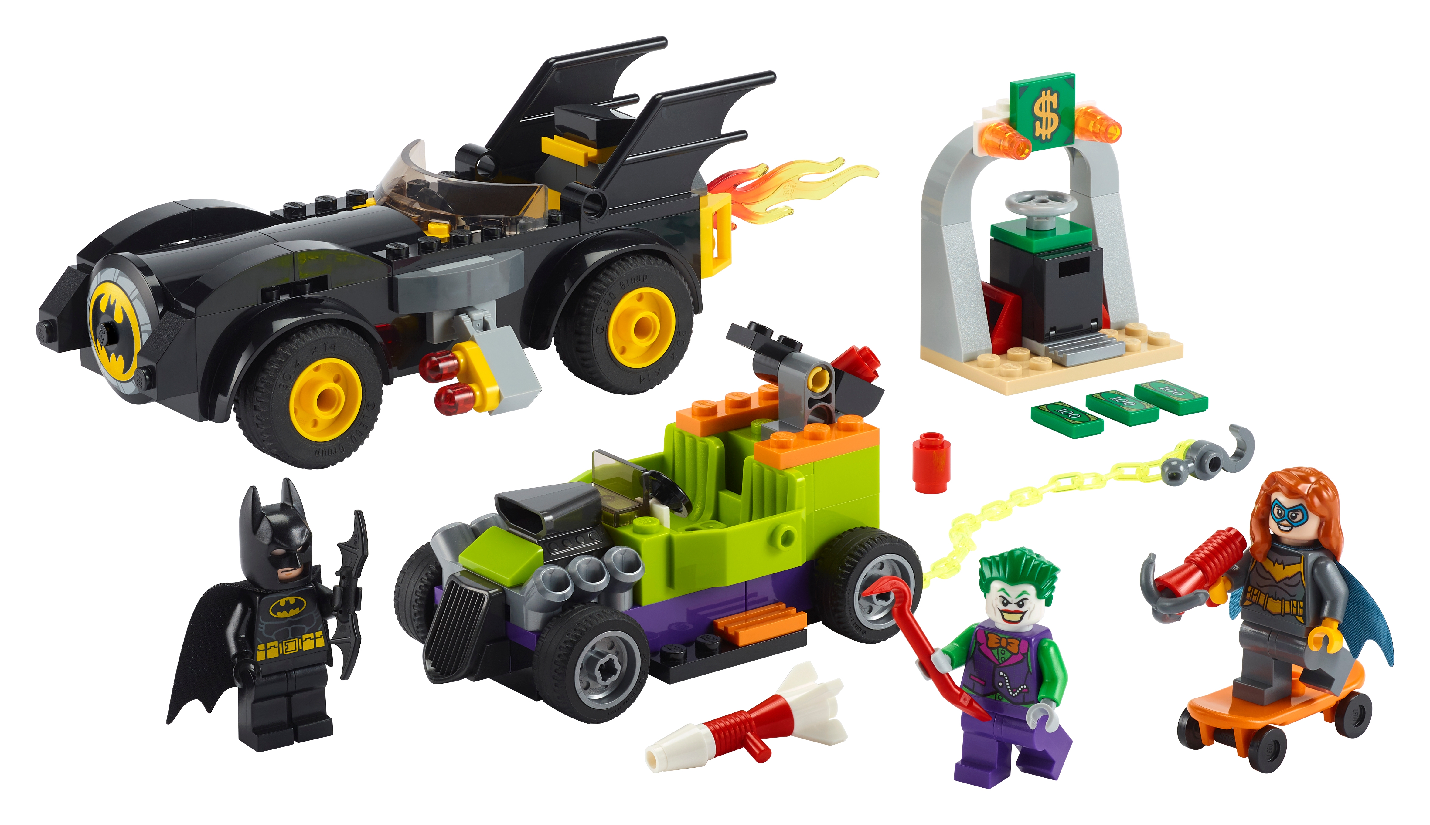 DC Batman Superhero Batmobile Car Legoed Building Blocks Educational Toys Set 
