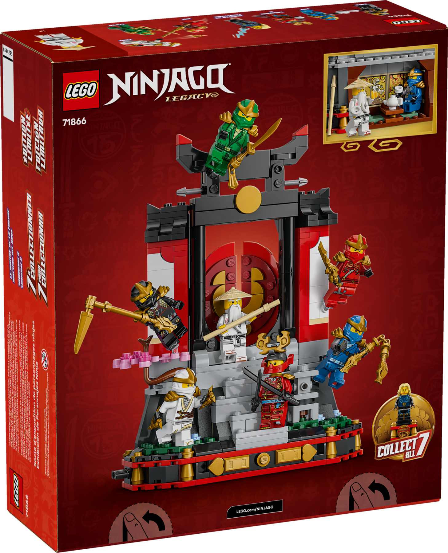 Ninja Character Display 15th Anniversary 71866 | NINJAGO® | Buy