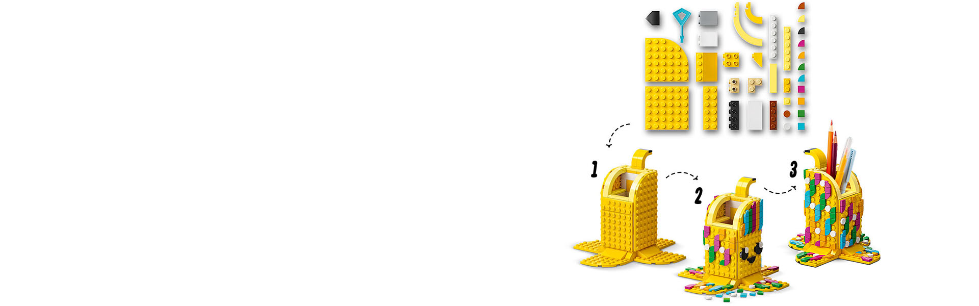 Cute Banana Pen Holder 41948 | DOTS | Buy online at the Official