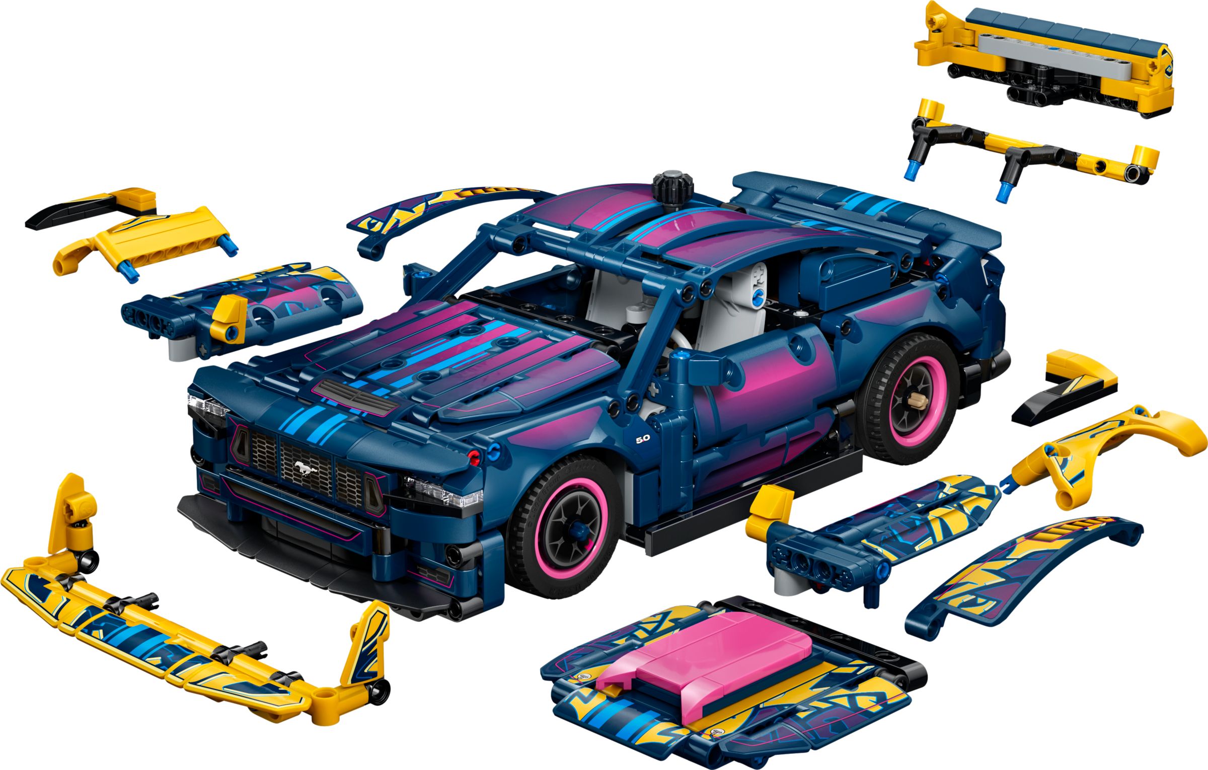 Set LEGO Technic 42236 Voiture Ford Mustang GT à personnaliser