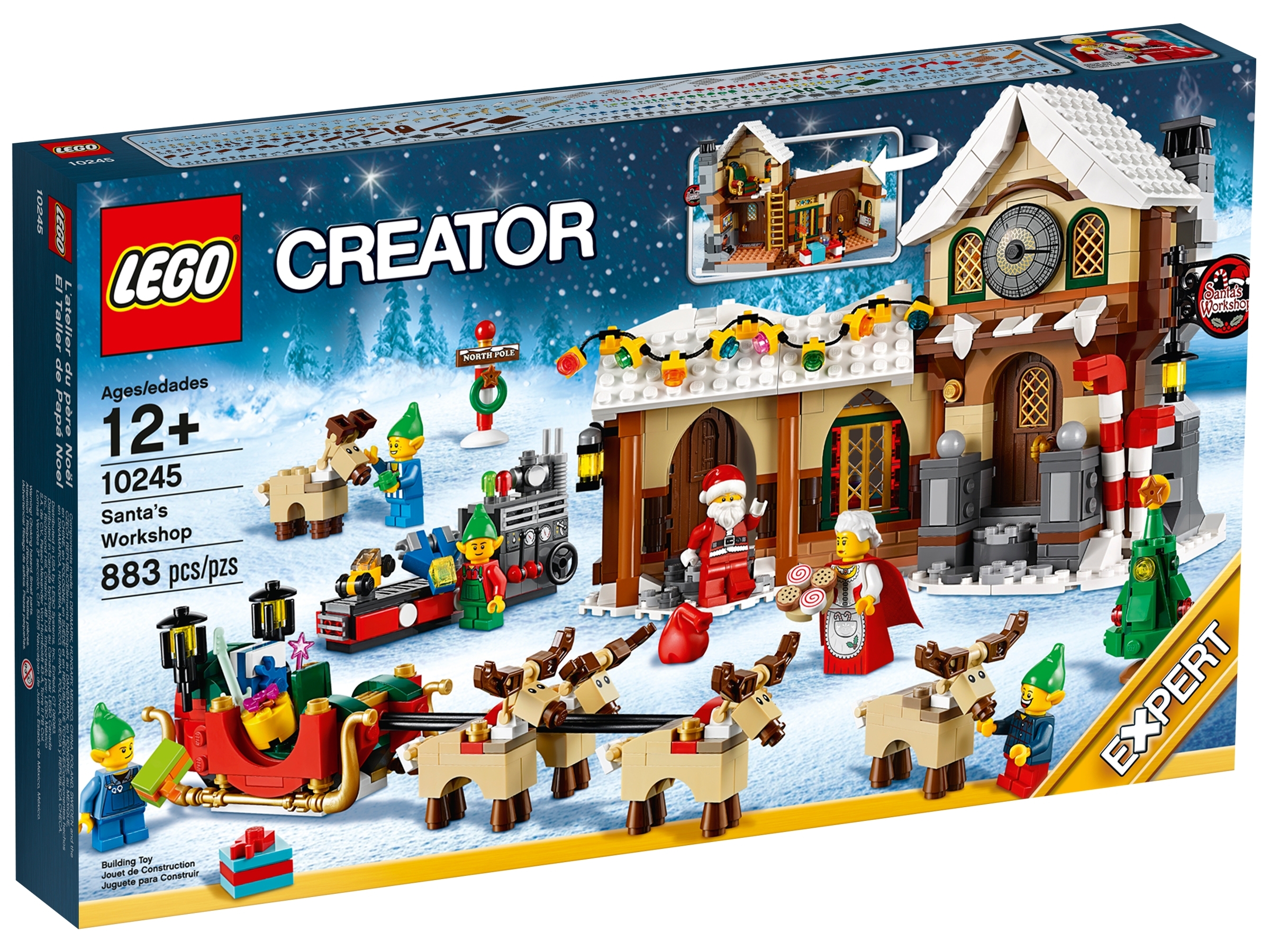 bleu rayures 10245 Christmas Casquette NEUF LEGO Noël-onze white réparti 