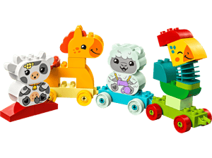 Le train des animaux