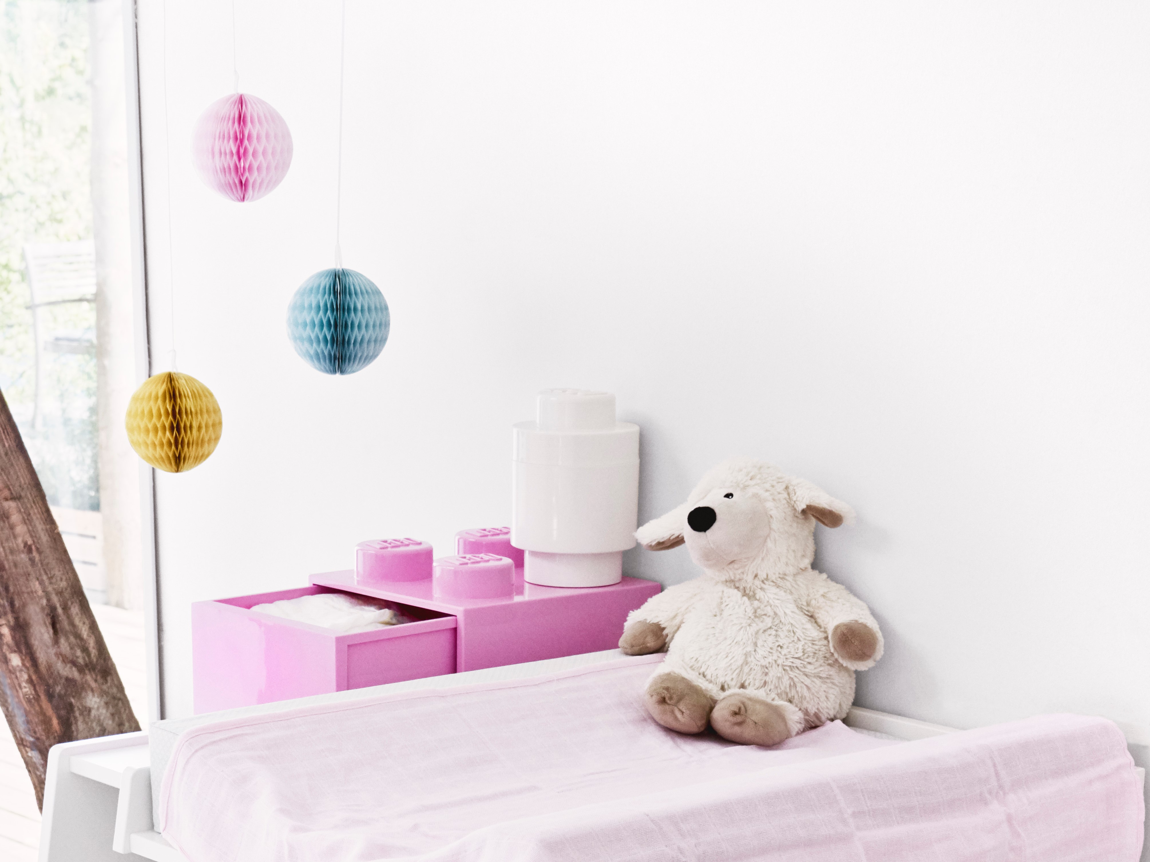 LEGO® 4-Stud Light Purple Storage Brick Drawer