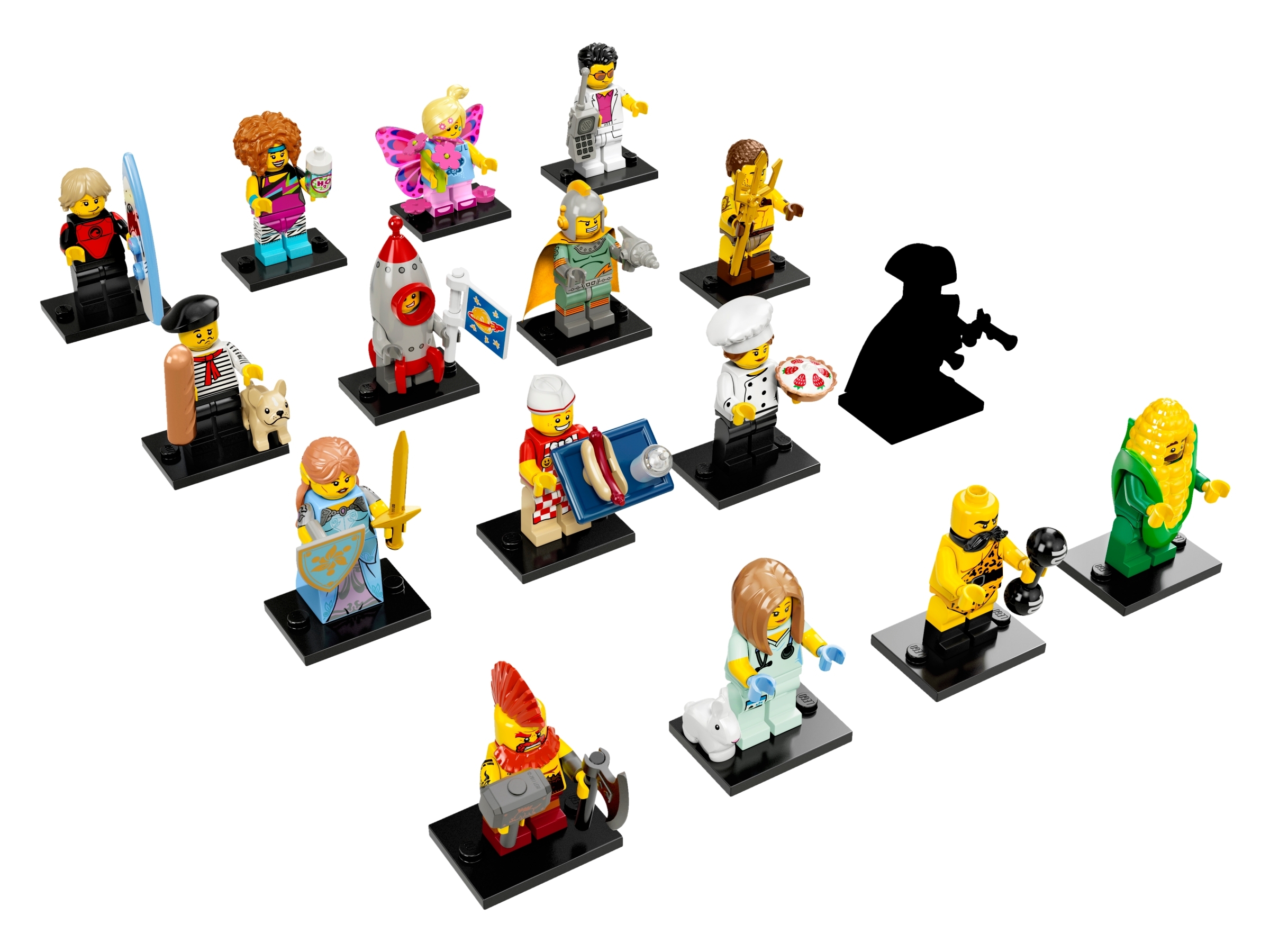 LEGO Minifiguren 71018 Kämpferischer Zwerg Serie 17 M17 F10 + 