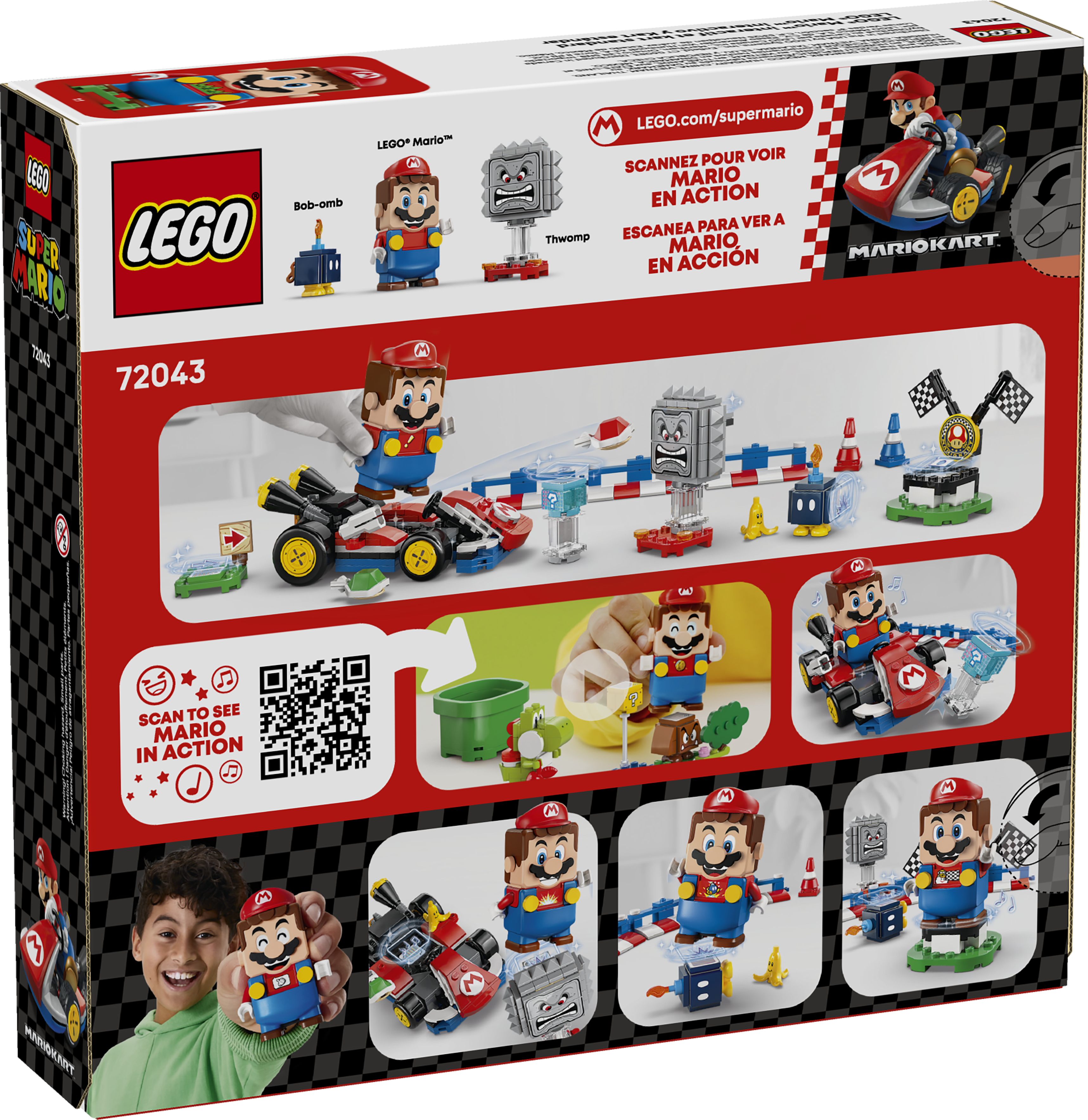 バビーです Mario Kart™ – Interactive LEGO® Mario™ & Standard Kart 72043