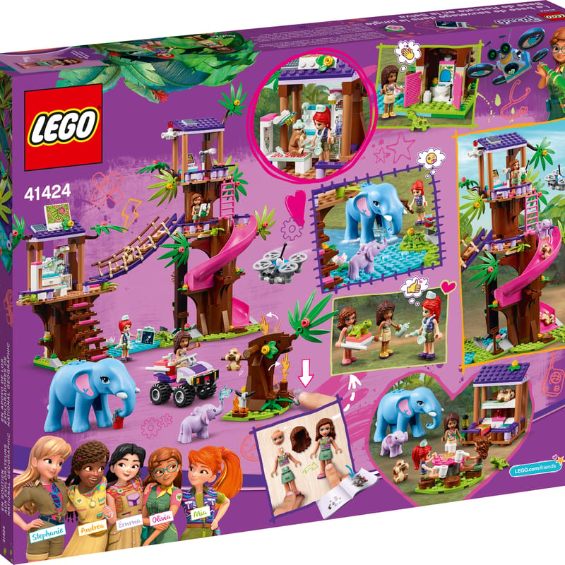41424 La base de sauvetage dans la jungle 41424 | Friends | Boutique LEGO ...