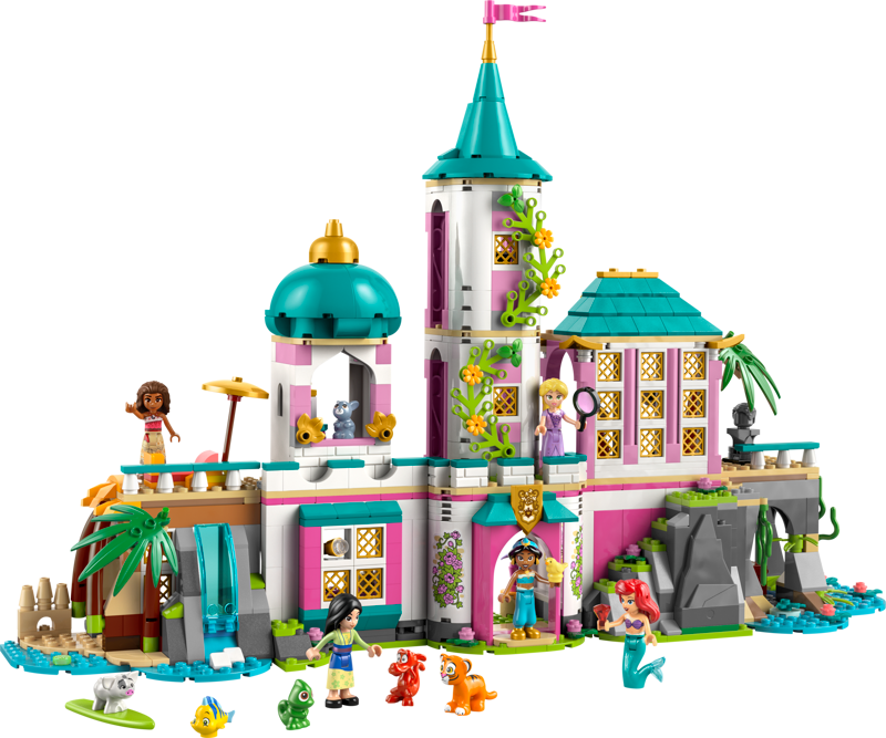Le set LEGO 43267 Le château des princesses et les animaux royaux