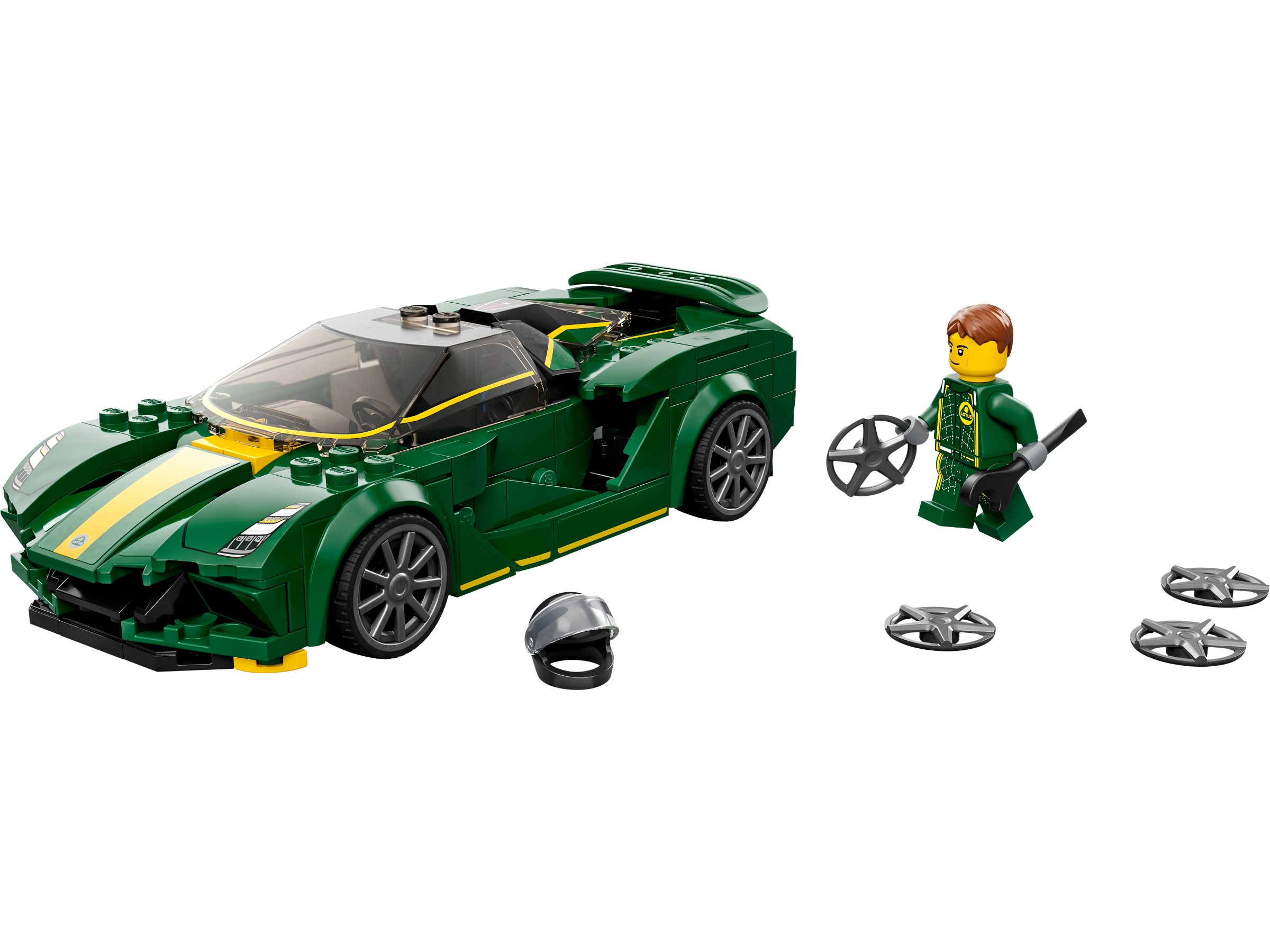 Lego ® Lot x4 Anjoliveur de Roue Voiture Speed Champion Choose Model NEW 