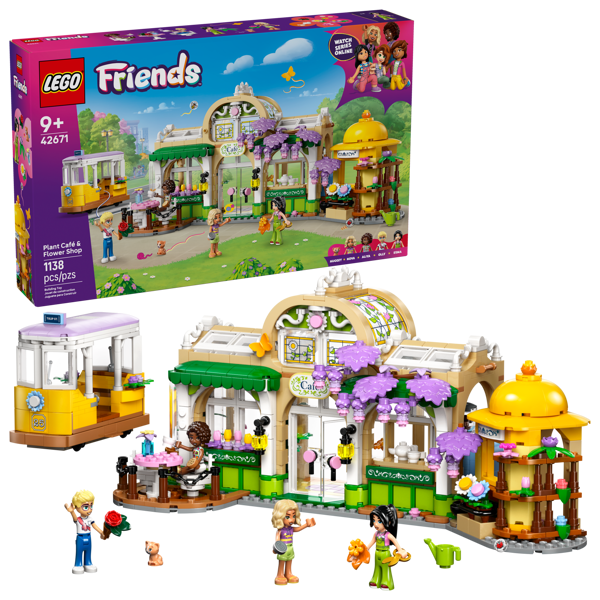 LEGO 42671 Café des plantes et Kiosque à fleurs — visuel 2 sur 8