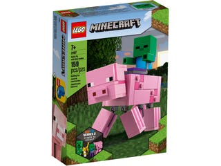 Большие фигурки Minecraft, Свинья и Зомби-ребёнок