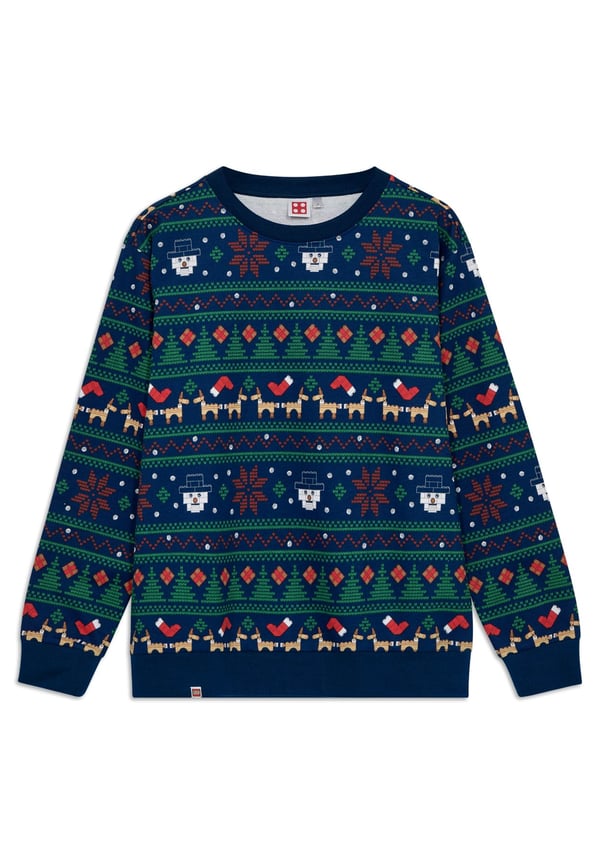 LEGO 5009960 Sweat-shirt de Noël pour adultes – Bleu foncé