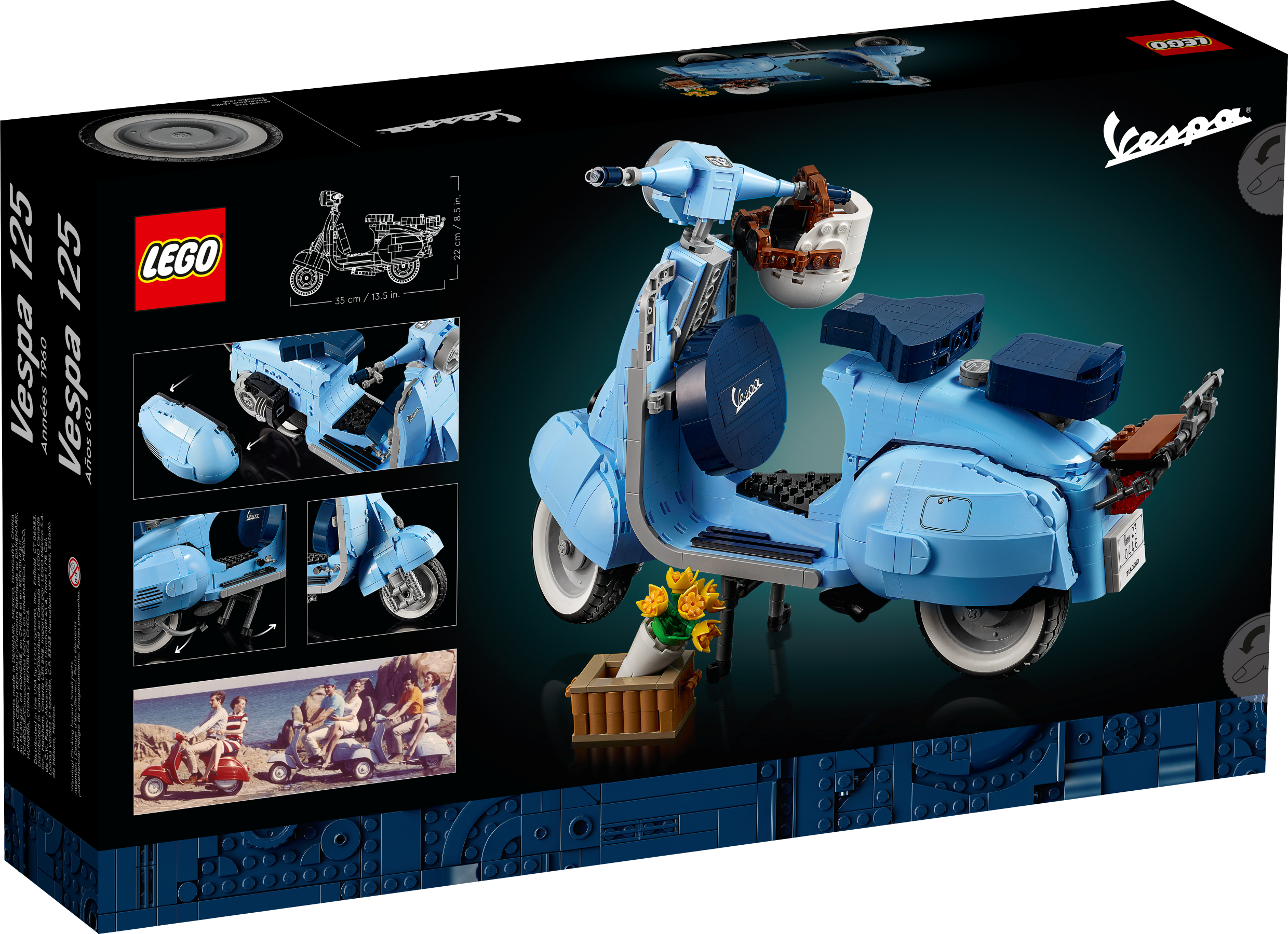 Lego®icons 10298 - vespa 125, jeux de constructions & maquettes