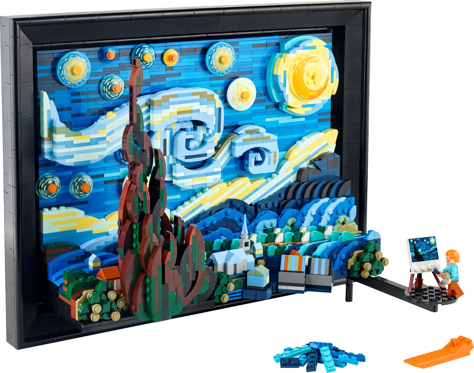 photo of the LEGO Starry Night by Vincent van Gough as gifts for siblings to share