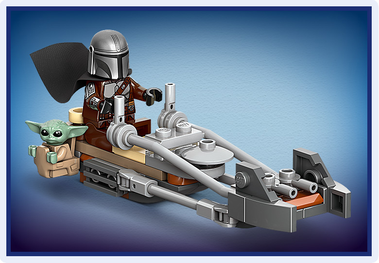 The Mandalorian & Grogu's Speeder Bike™ 75436 | Star Wars™ | Buy