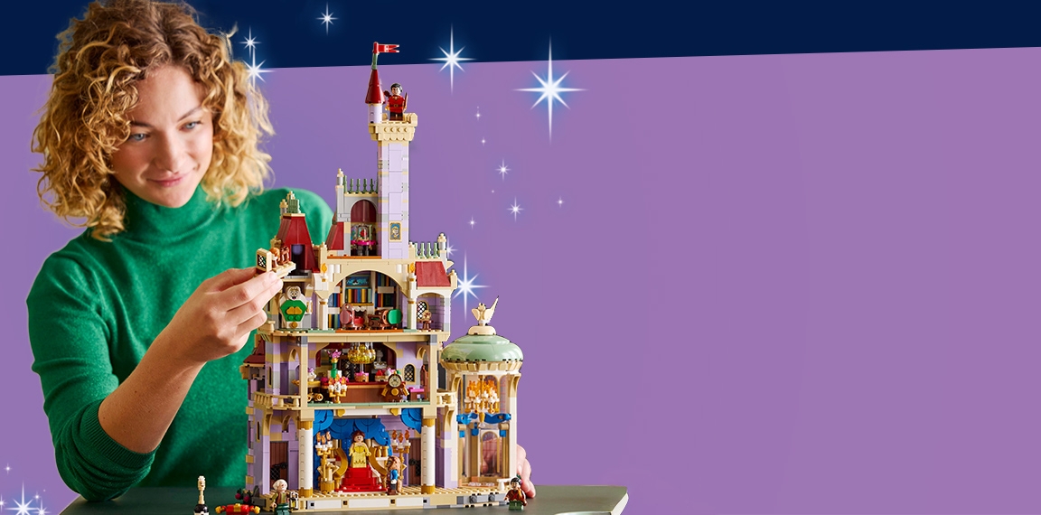 Beauty and the Beast Castle 43263 | Disney™ | Buy online at