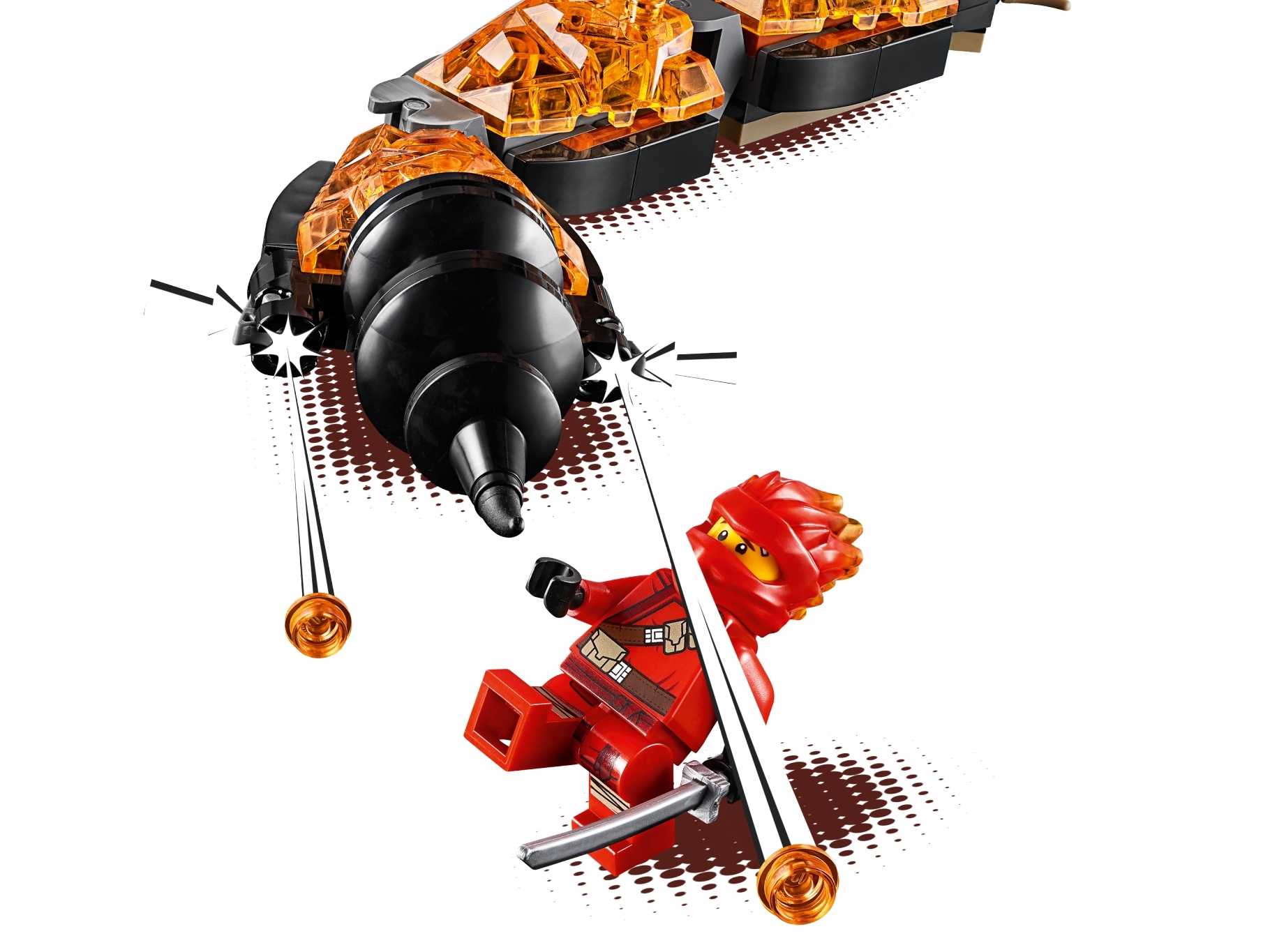 Lego Ninjago Fire Fang Building Set 70674 
