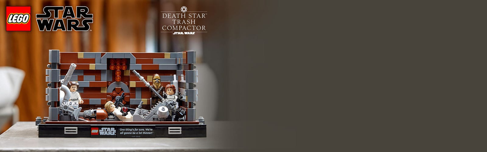 75339 LEGO Star Wars - Diorama Compattatore di rifiuti Morte Nera –  sgorbatipiacenza