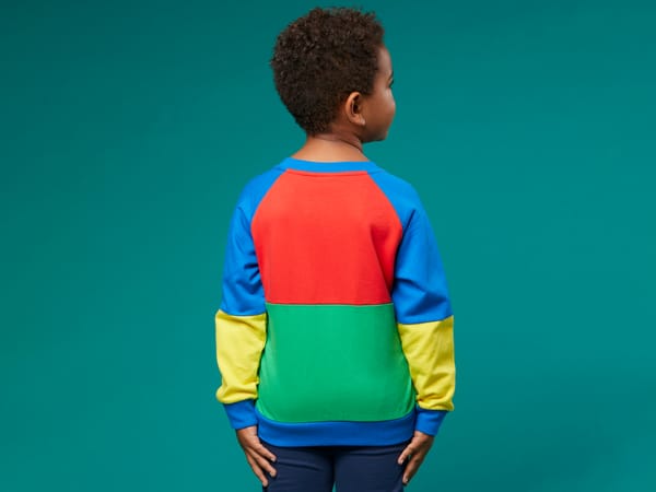 Kids' Color-Block Sweatshirt - Image 7