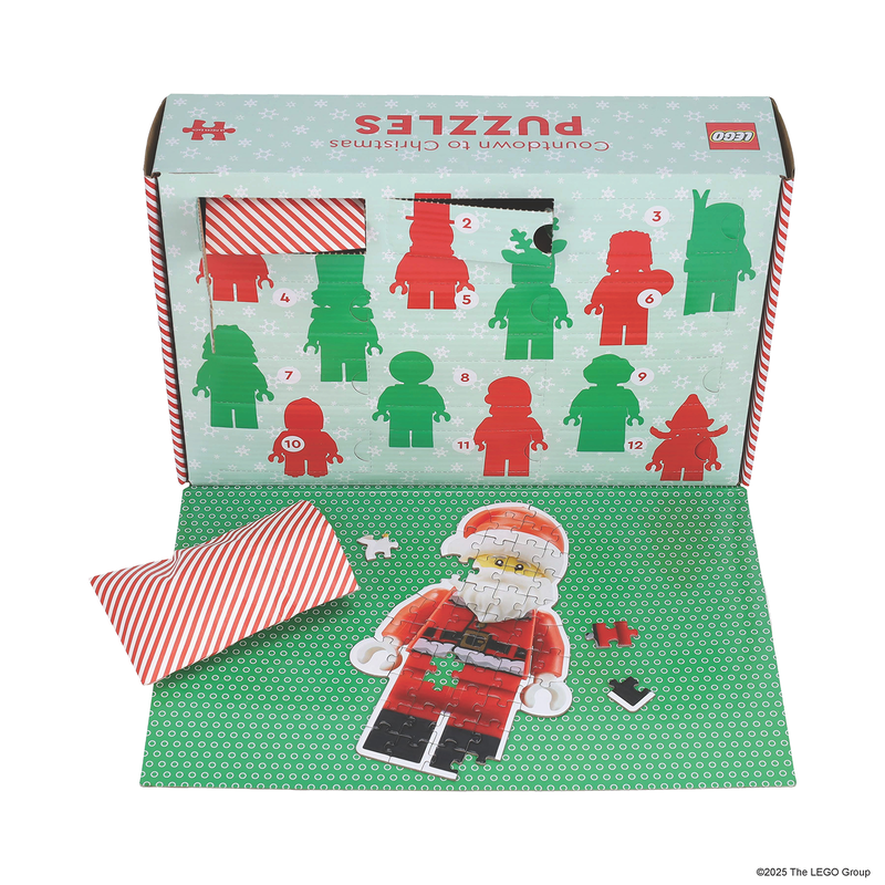 Countdown to Christmas Puzzles: 12 Days of Minifigure Advent Puzzles