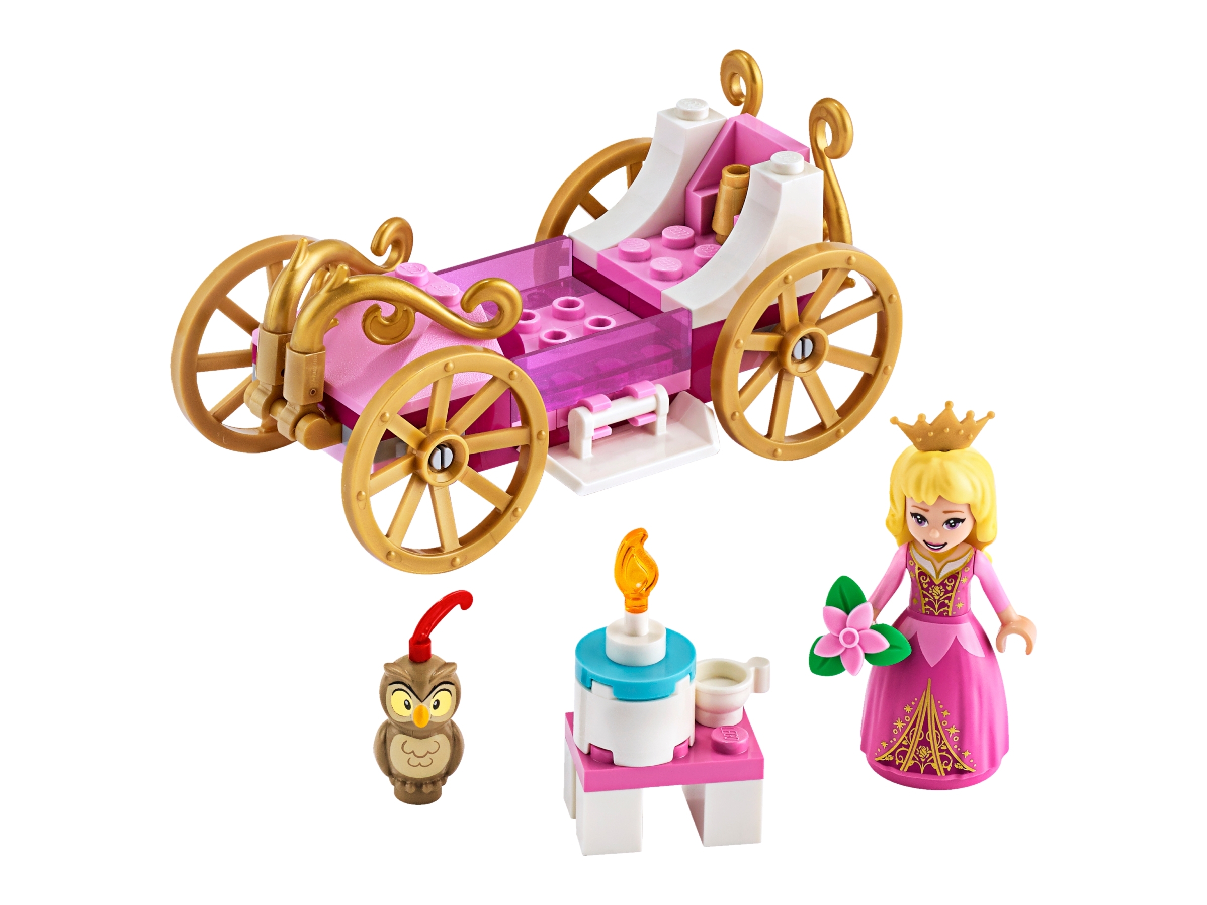 Lego Disney Princess Royal Carriage Aurora S Building Kit Sleeping Beauty 43173 