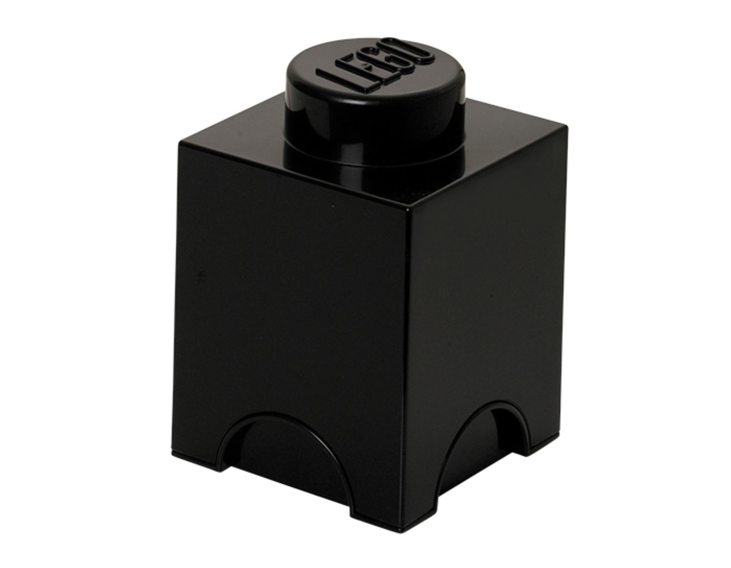 Storage Brick 1-Stud – Black