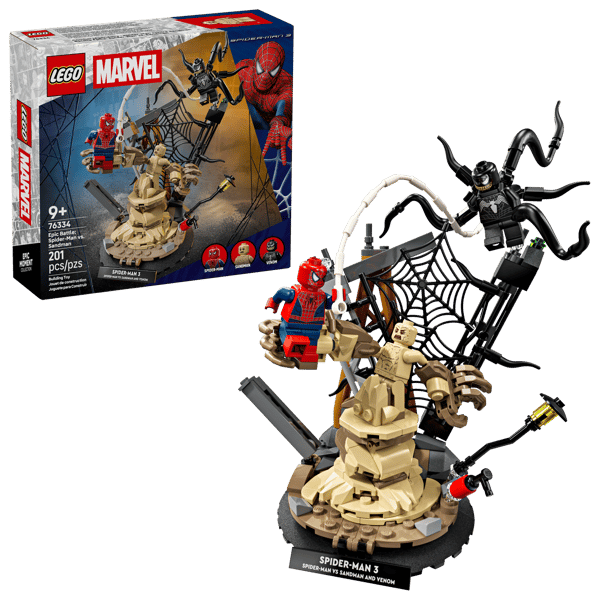 LEGO 76334 Le combat légendaire entre Spider-Man et Sandman — visuel 2 sur 8