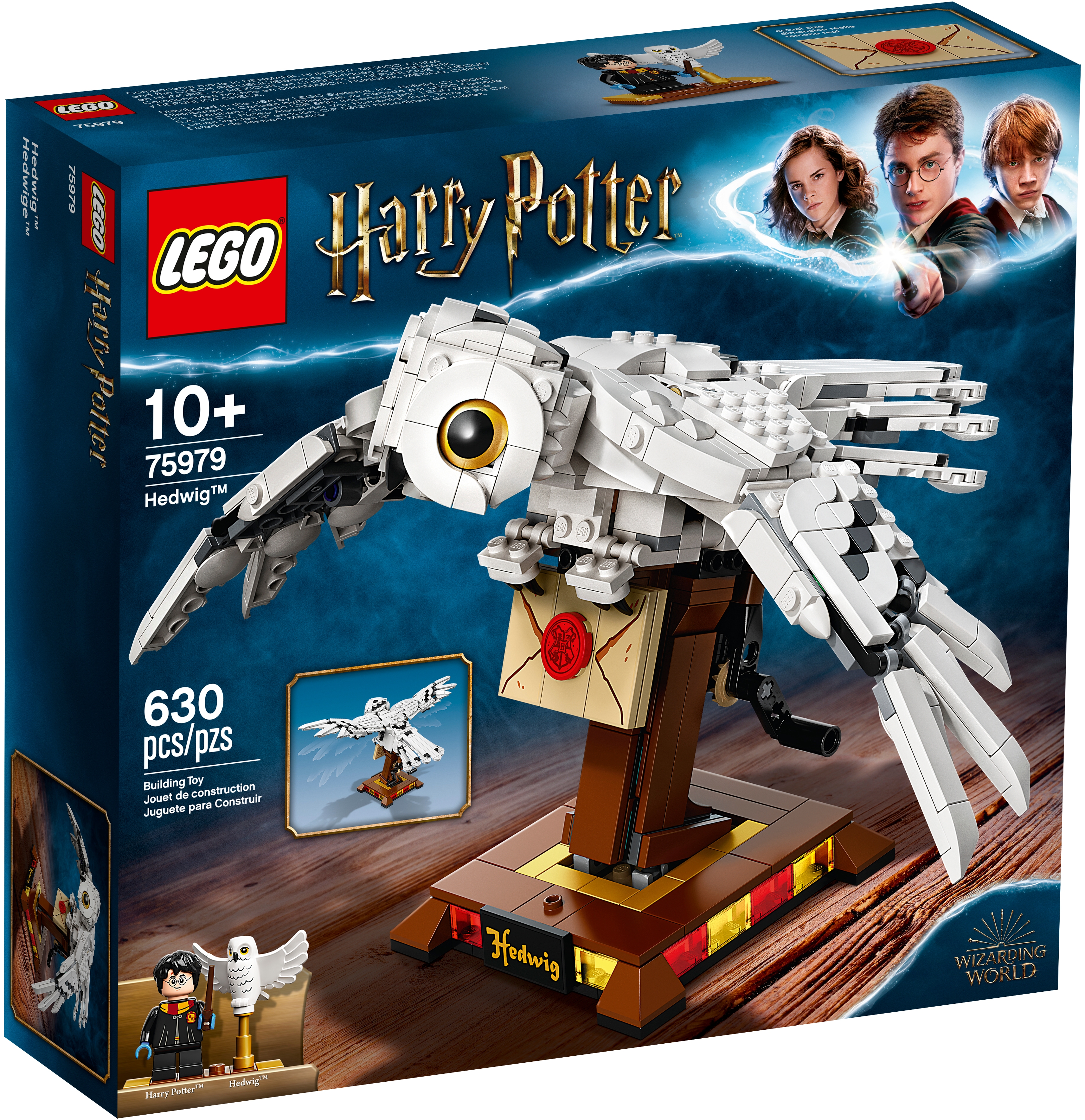 Building Blocks Set Harry Movie Potter Hedwig Owl Messenger Hogwarts Toys 686Pcs 