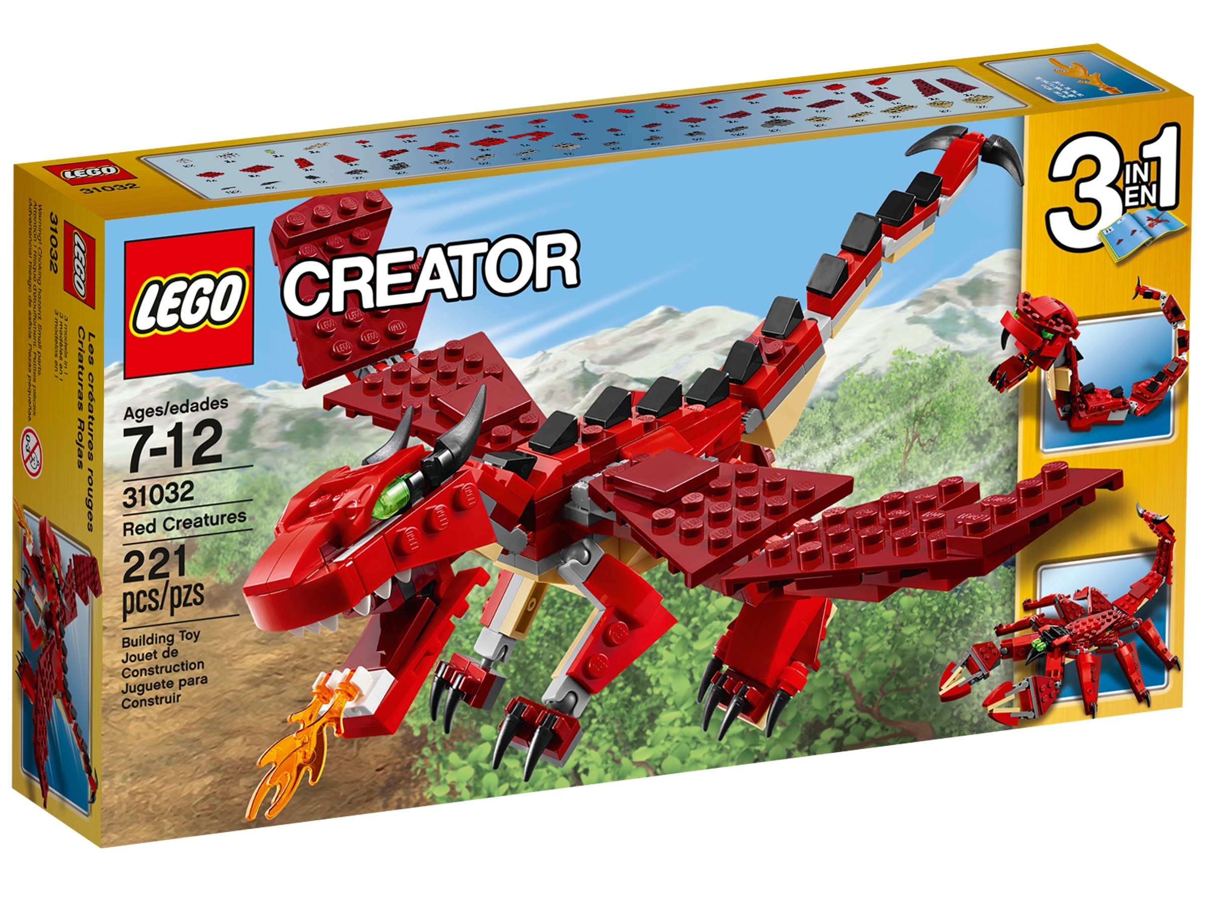 레드 드래곤 31032 | 크리에이터 3-In-1 | Lego® Shop Kr