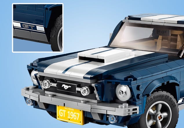LEGO Creator 10265 Ford Mustang, Modellino da Costruire di Auto Sportiva da  Collezione, Replica dell'iconica Muscle Car